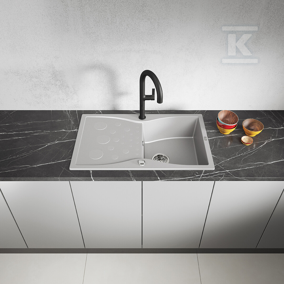 Zlew granitowy 1 komorowy MOLOKIN z - SPO_511T